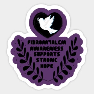 Fibromyalgia Awareness Hope Sticker